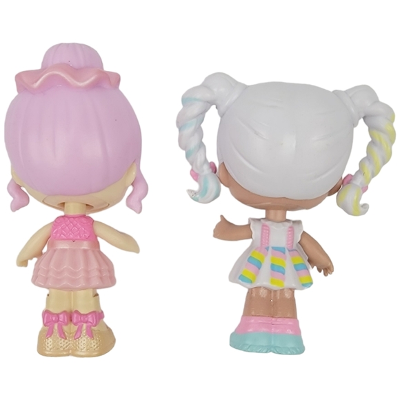 Kindi Kids Poseable Bobble Head Figurines 3.5" MARSHA MELLO & PIROUETTA - Moose - Picture 2 of 3